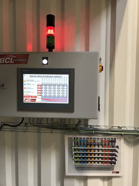 Centre de sélection à détrompage électrique