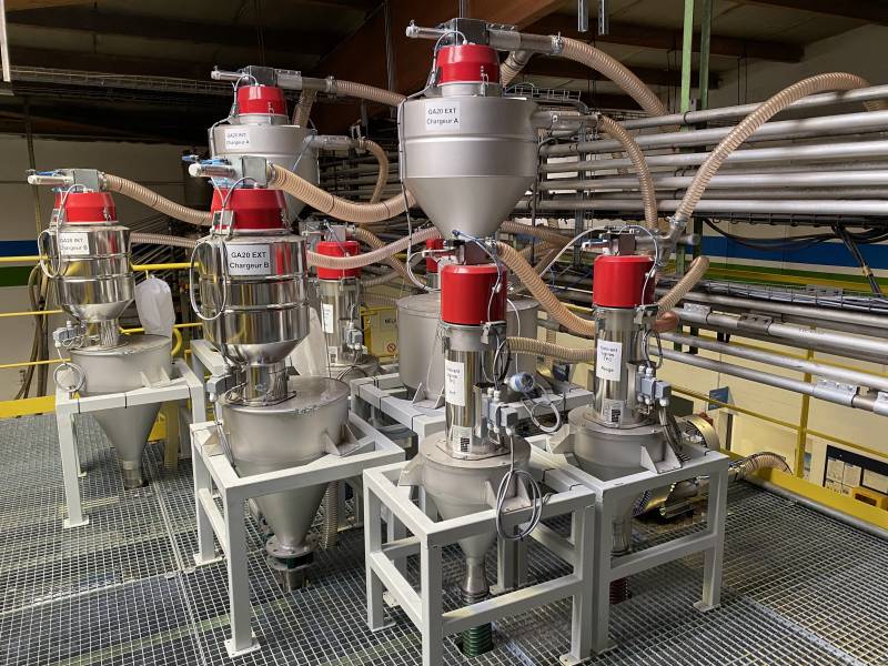 CHARGEURS PNEUMATIQUES CENTRALISEES