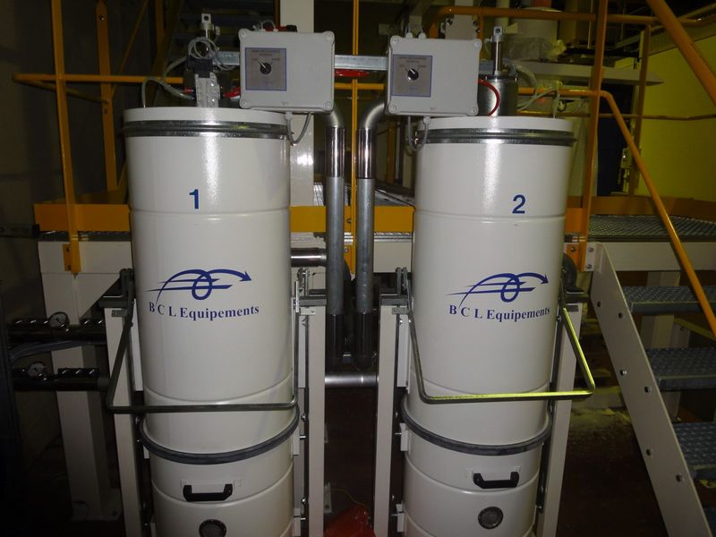 installation alimentation matière centralisée